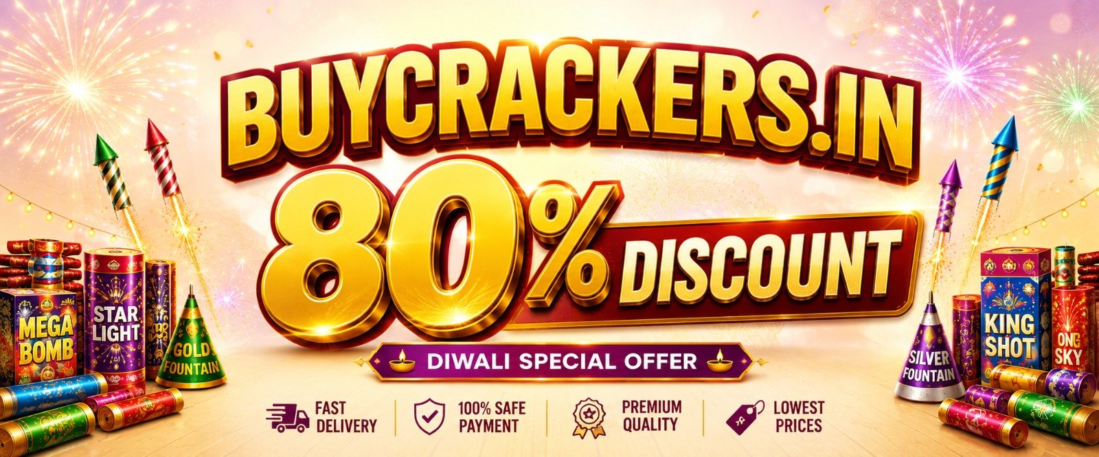 Up to 80% Discount on Genuine Sivakasi Crackers – Sri Mahalakshmi Pyro